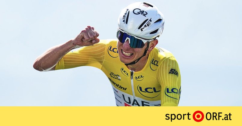 Tour de France: Pogacar dominiert auch Bergzeitfahren