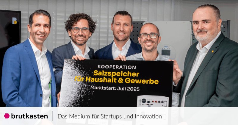 Wiener Startup Salzstrom und Burgenland Energie starten nachhaltige Speicheroffensive