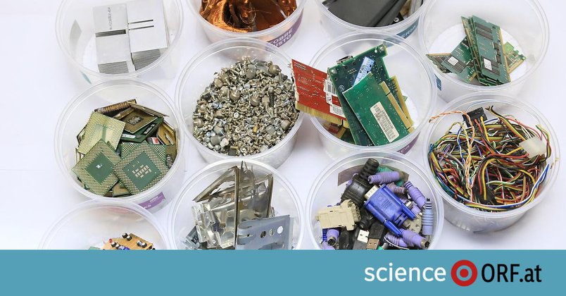 Aus Elektroschrott lässt sich viel machen
