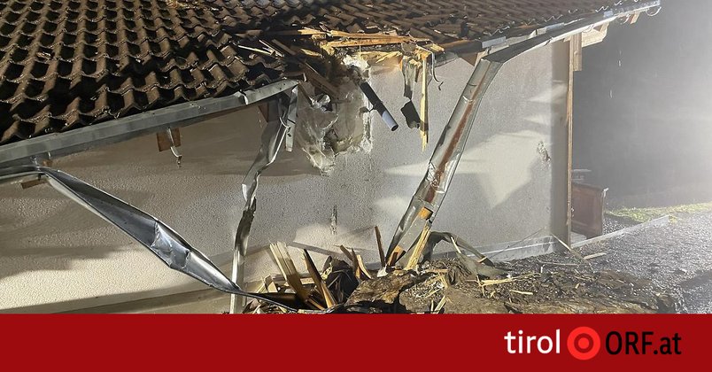 Erdrutsch in Osttirol: Fels trifft Wohnhaus
