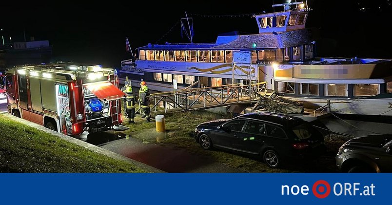 Brand auf Schiff: 25 Passagiere unversehrt