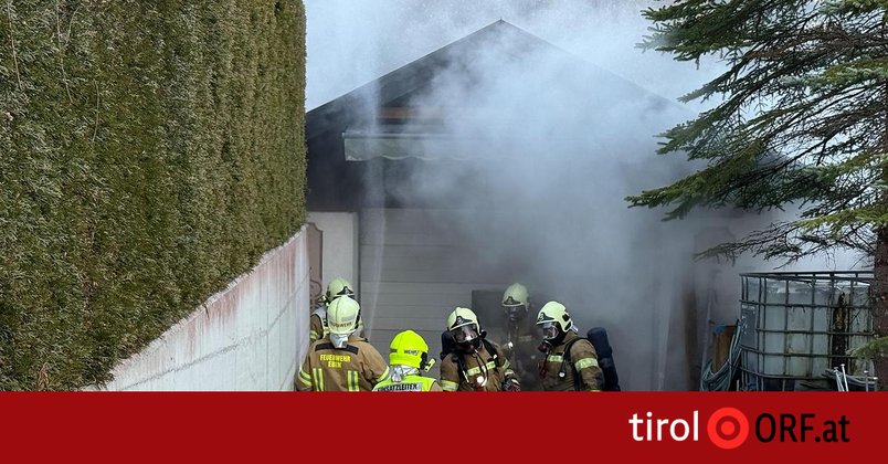 Defekter Akku: Modellauto verraucht Garage