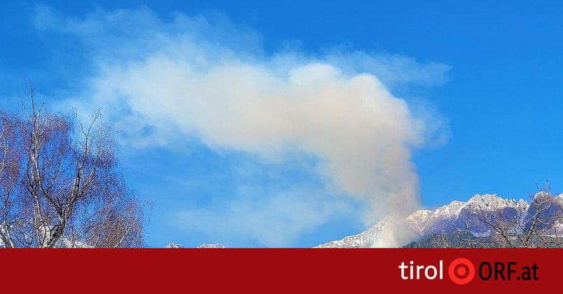 Waldbrand auf der Innsbrucker Nordkette
