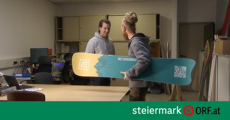 Steirer entwickelte KI-Design für Snowboards