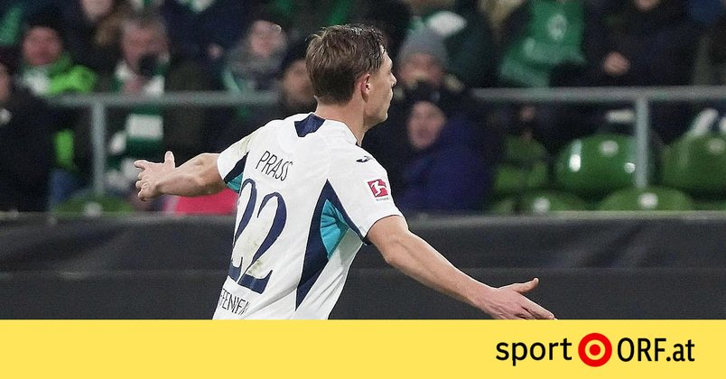 Fußball: Traumtor von Prass bei Hoffenheim-Sieg