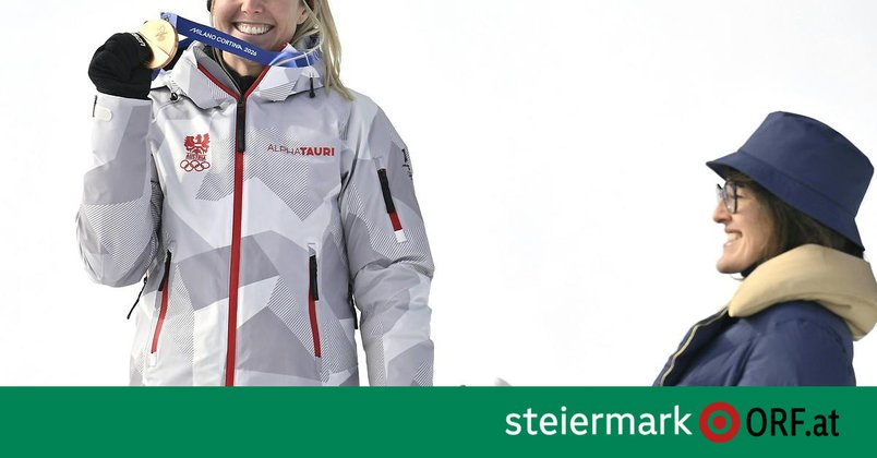 Conny Hütter holt Bronze im Super-G