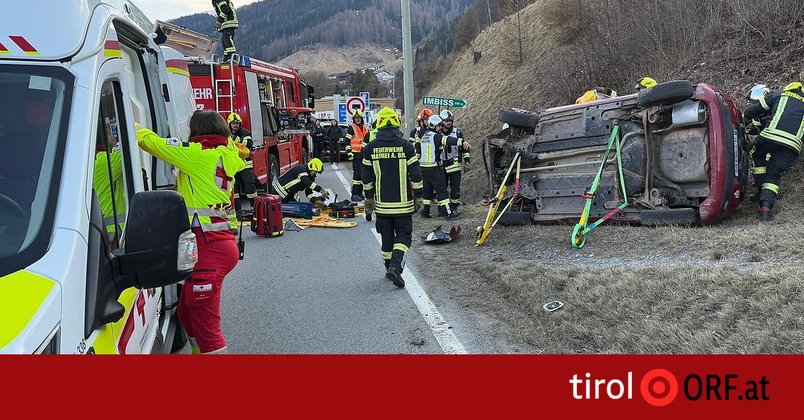 Matrei: Bei Verkehrsunfall eingeklemmt