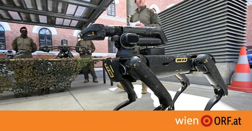 Auch Drohnen und Roboterhund sichern Song Contest