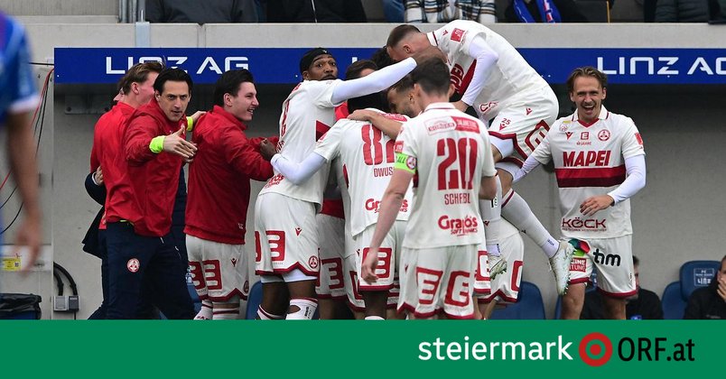 GAK schafft im letzten Spiel Klassenerhalt