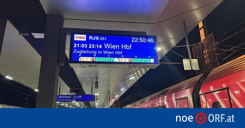 Vogel legte Zugverkehr rund um St. Pölten lahm
