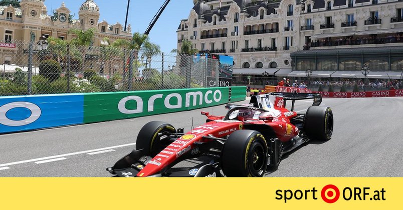 Formel 1: Rot dominante Farbe in Monaco-Trainings