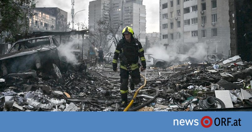 Vor NATO-Gipfel: Tote bei russischer Angriffswelle in Ukraine