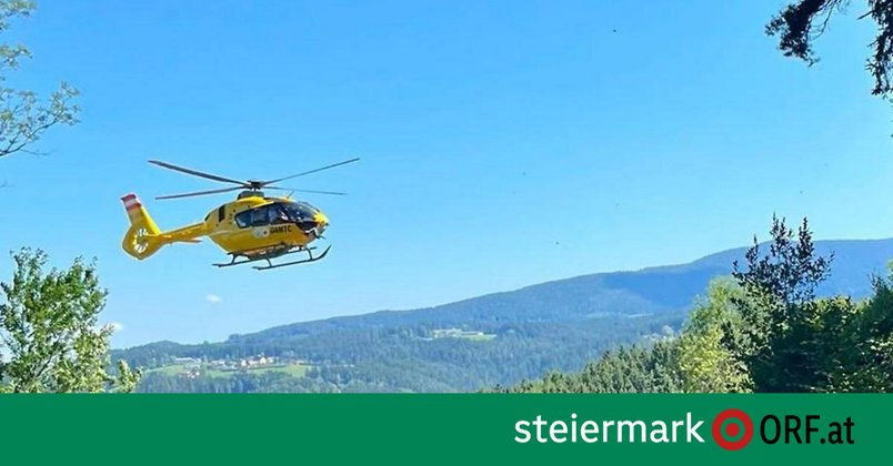 Mit Motorrad gestürzt: Zwei Verletzte
