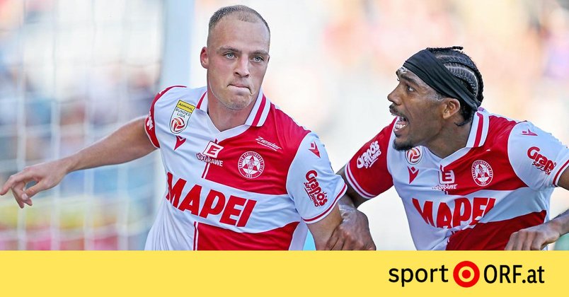 Bundesliga: GAK feiert Heimsieg gegen Lustenau